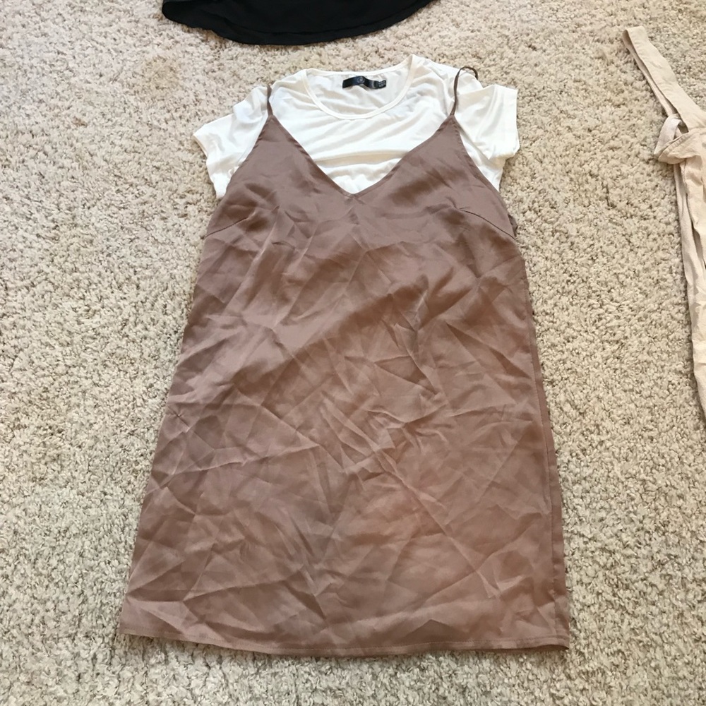 Medium satin missguided dress